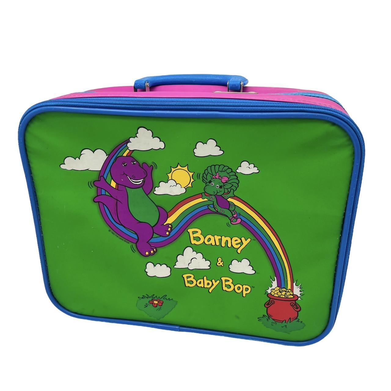 Barney Bag •Vintage 90’s Barney & Baby Bop Travel... - Depop