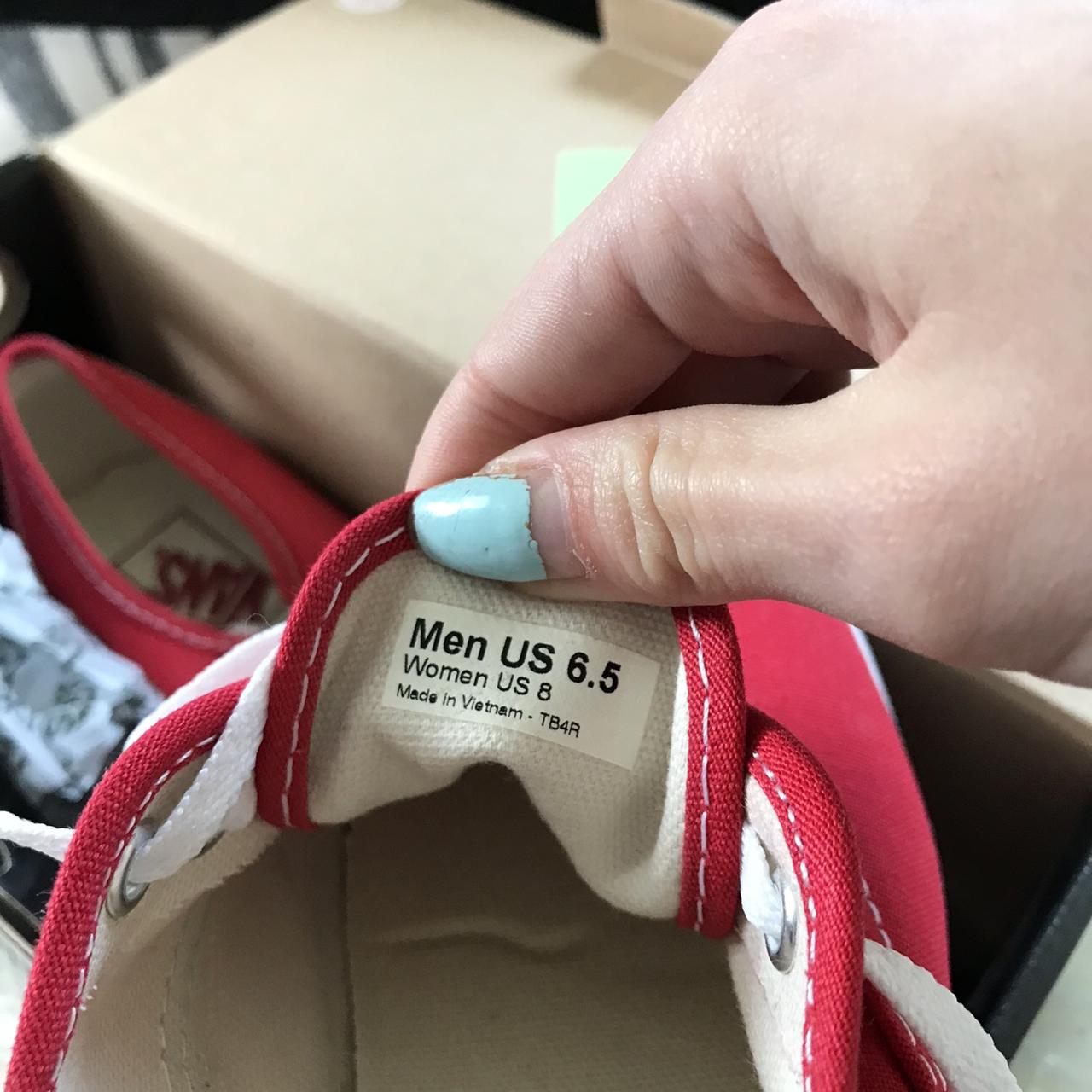 Red 2024 vans strap