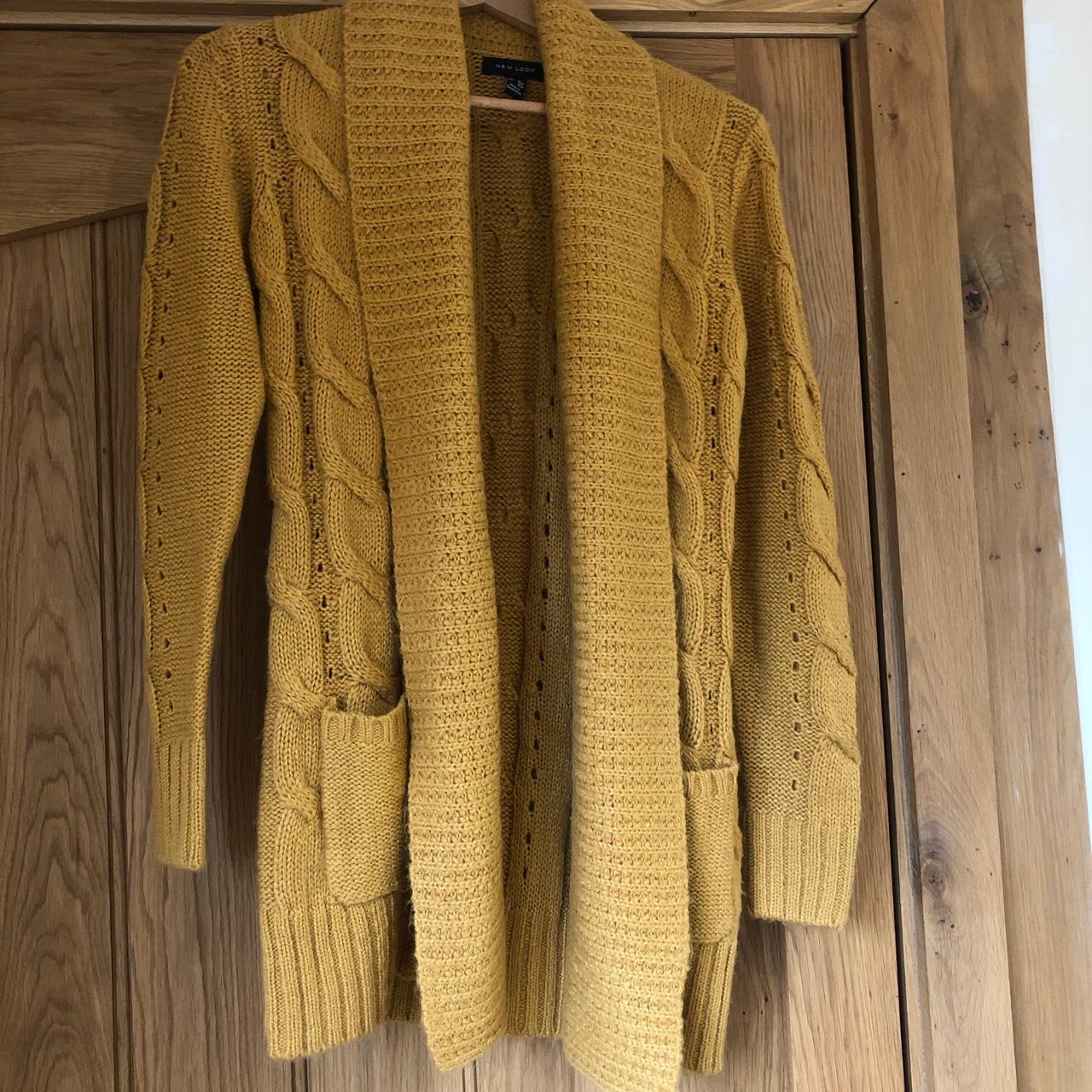 New look 2024 mustard cardigan