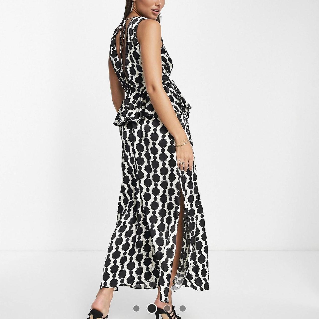 Dot print sale dress topshop