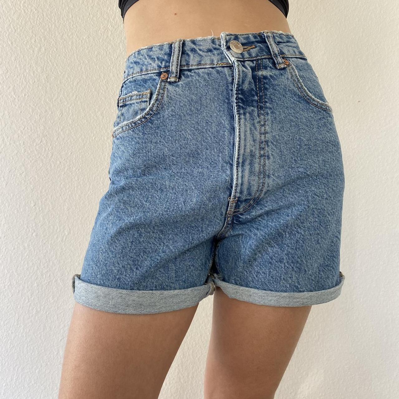 cute zara high waisted shorts FREE SHIPPING!! feel... - Depop