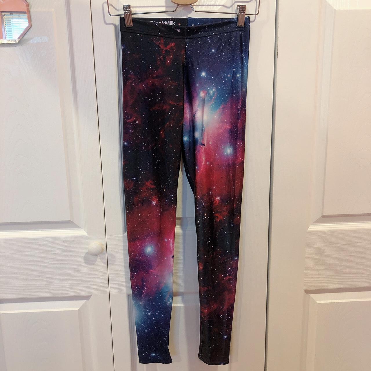 Y2K throwback style Black milk Galaxy Purple