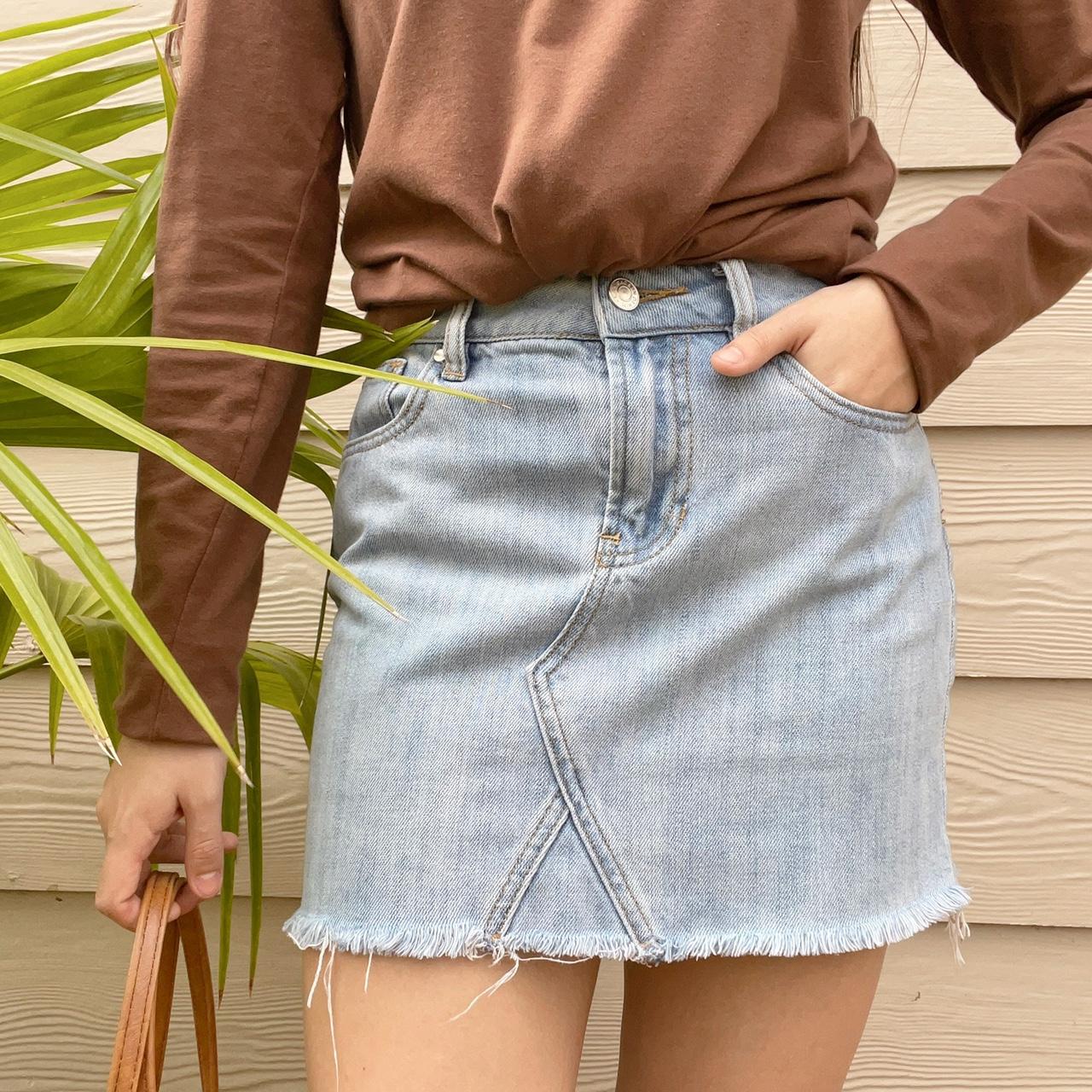 Jean hotsell skirt pacsun