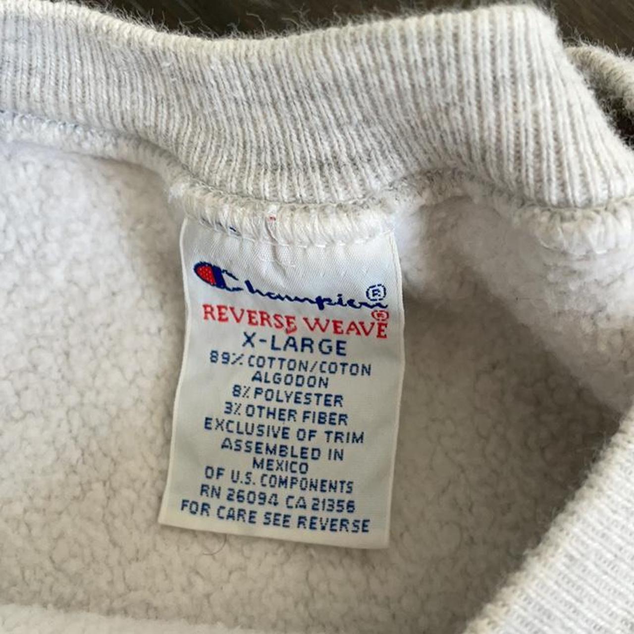 Vintage 90s Champion Reverse Weave Crewneck... - Depop