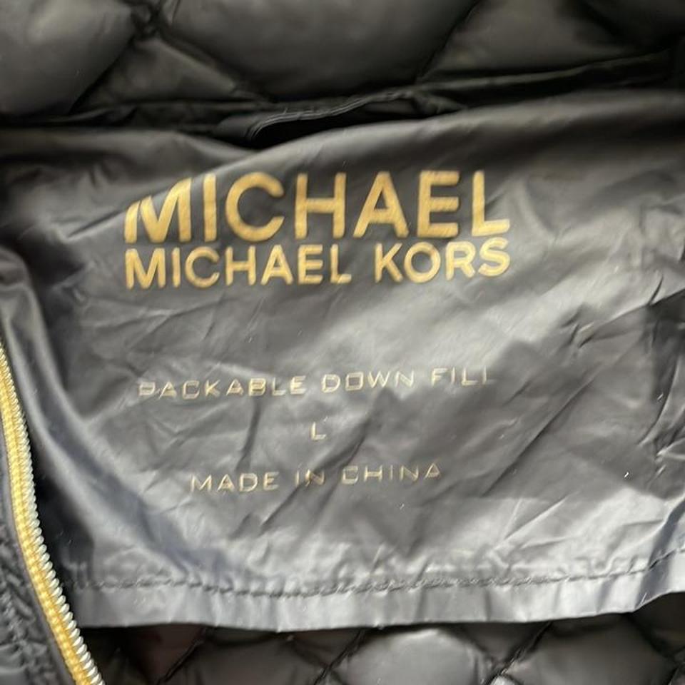 Michael Kors Women's Black Jacket | Depop