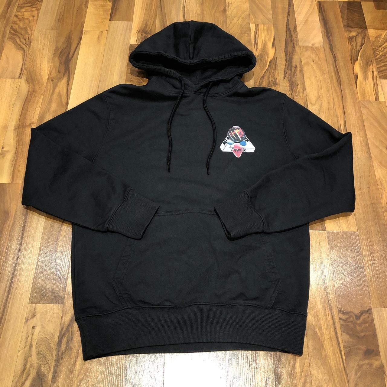 Palace best sale black hoodie