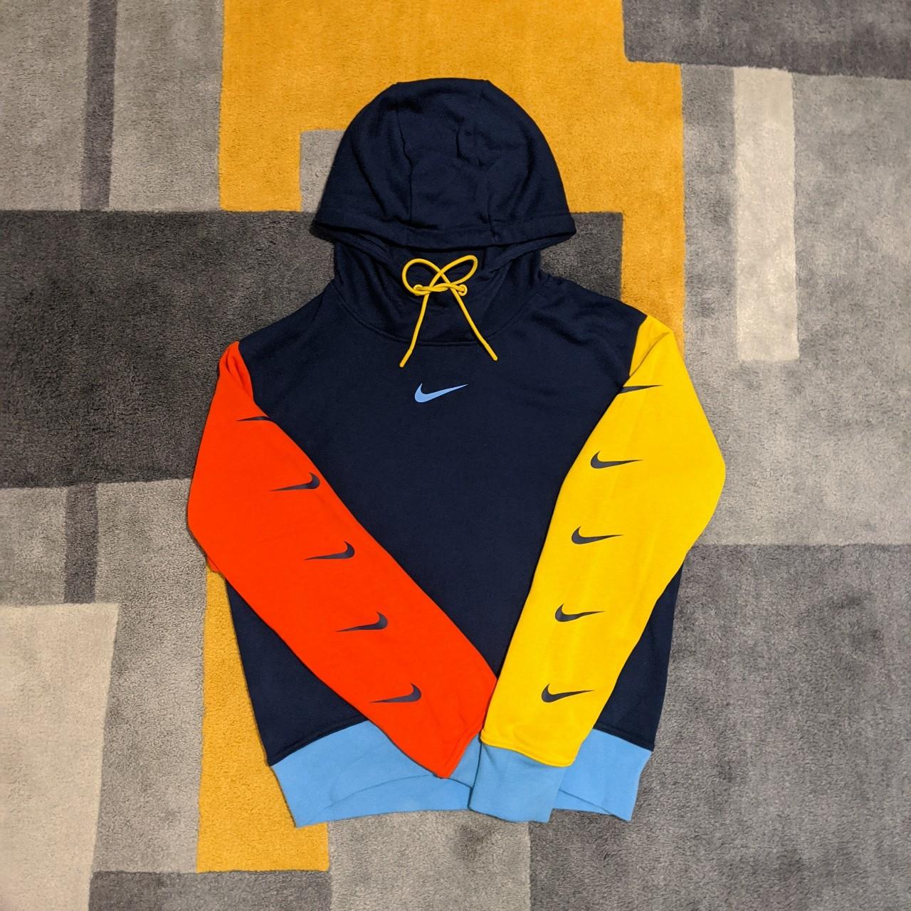 nike swoosh hoodie multicolor