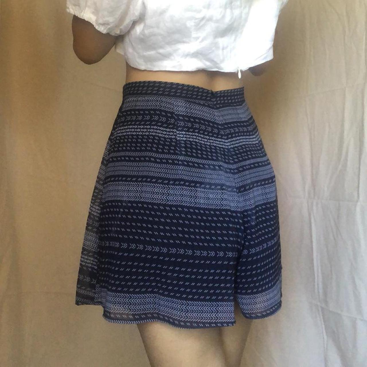 Women S Blue And Navy Shorts Depop   P0 