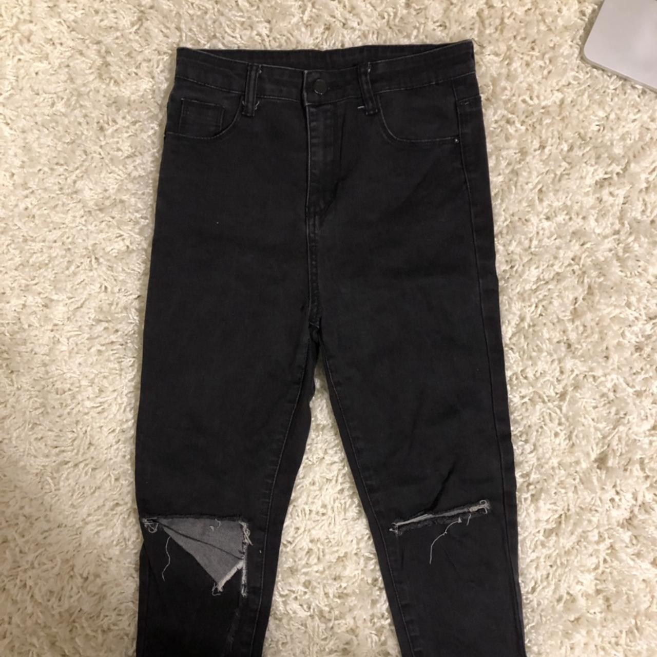 Brandy Melville Women's Black Jeans Depop