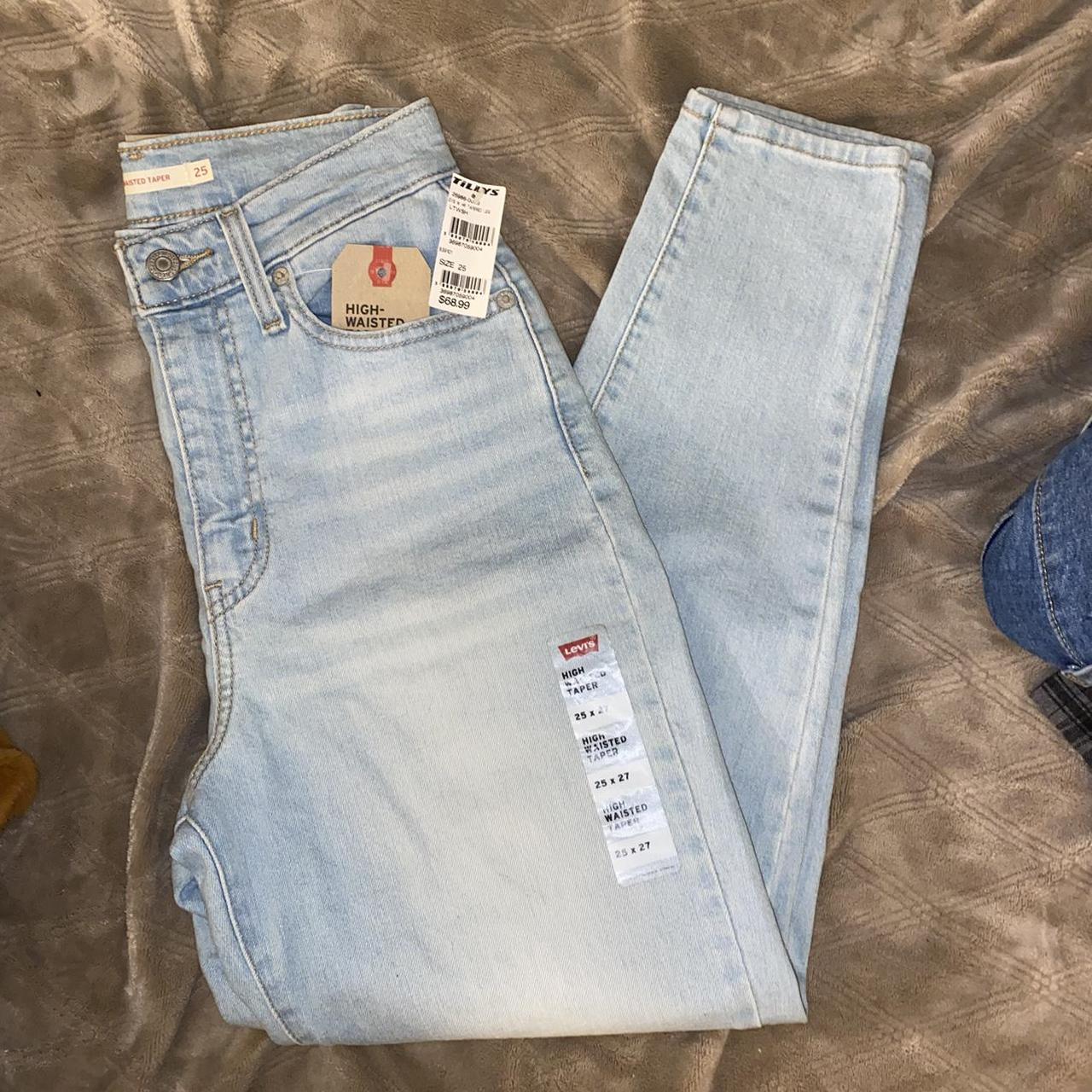 levis high waisted taper