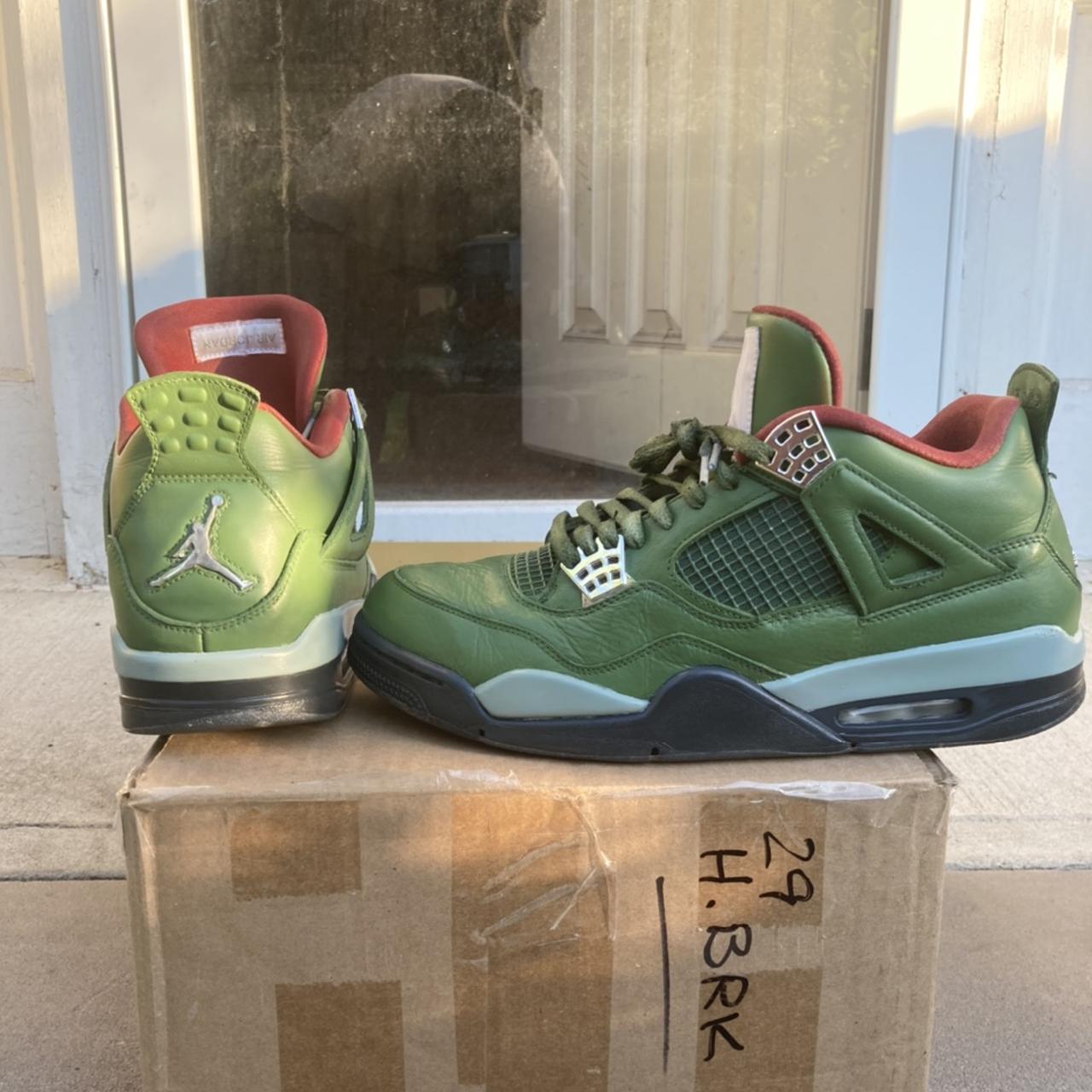 Yeezy Custom Colorway Jordan 4s #jordan #jordan4 - Depop