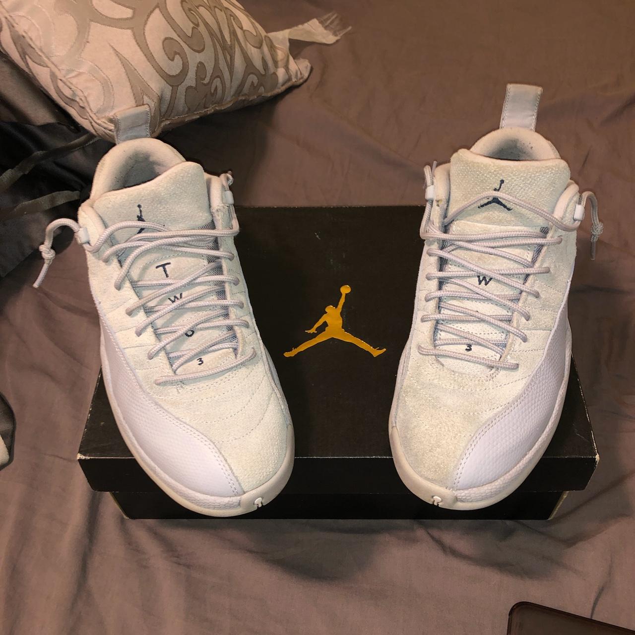 Air Jordan 12 Retro Low 'Wolf Grey' Size 5Y/6.5 - Depop