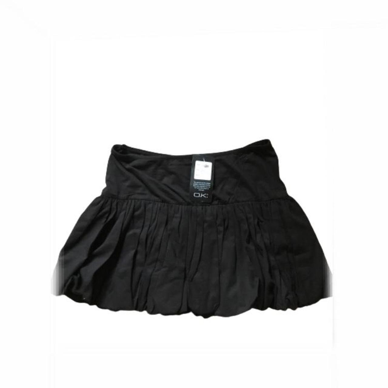 Y2K low waisted brown mini skirt Pleated mini... - Depop