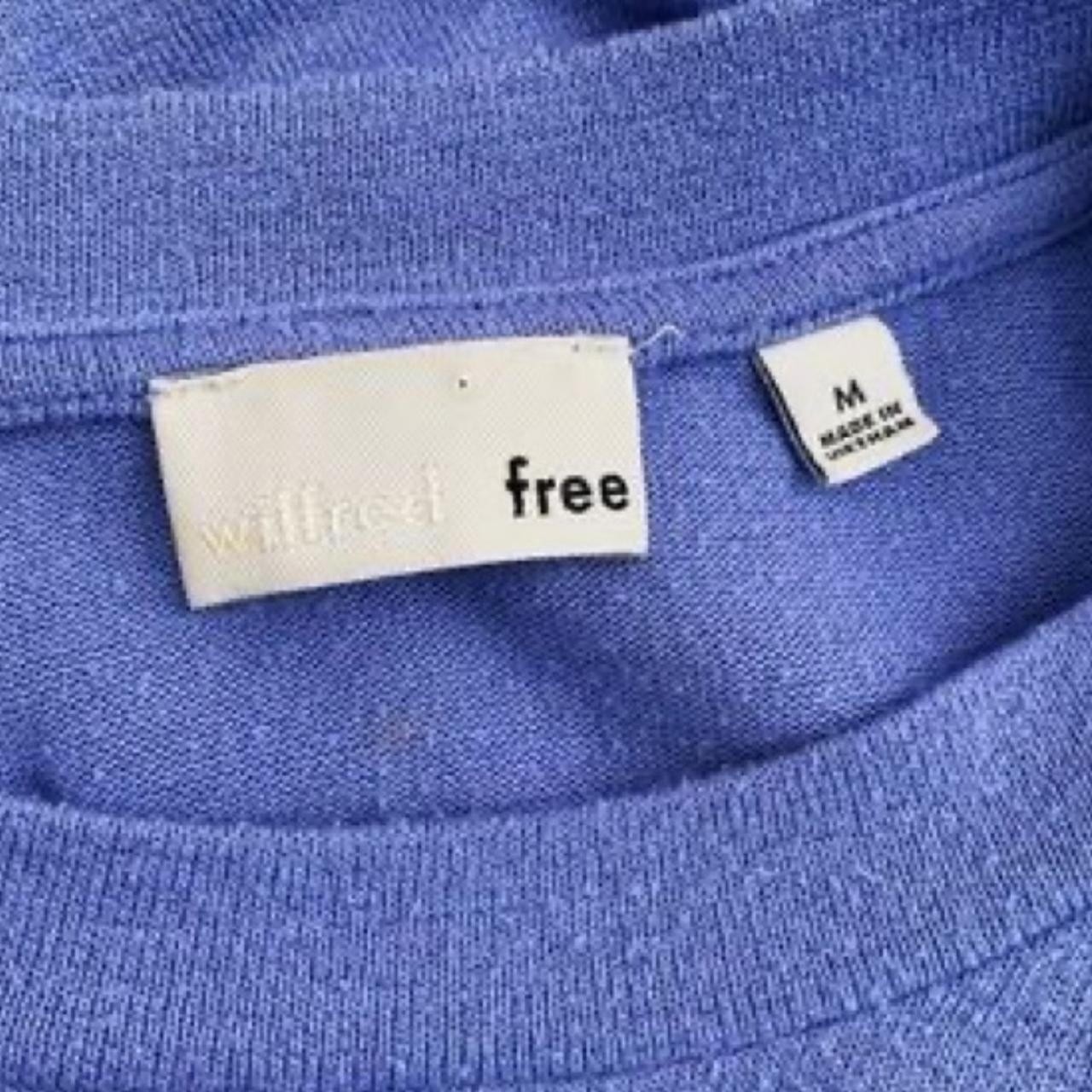 Wilfred periwinkle sweatshirt