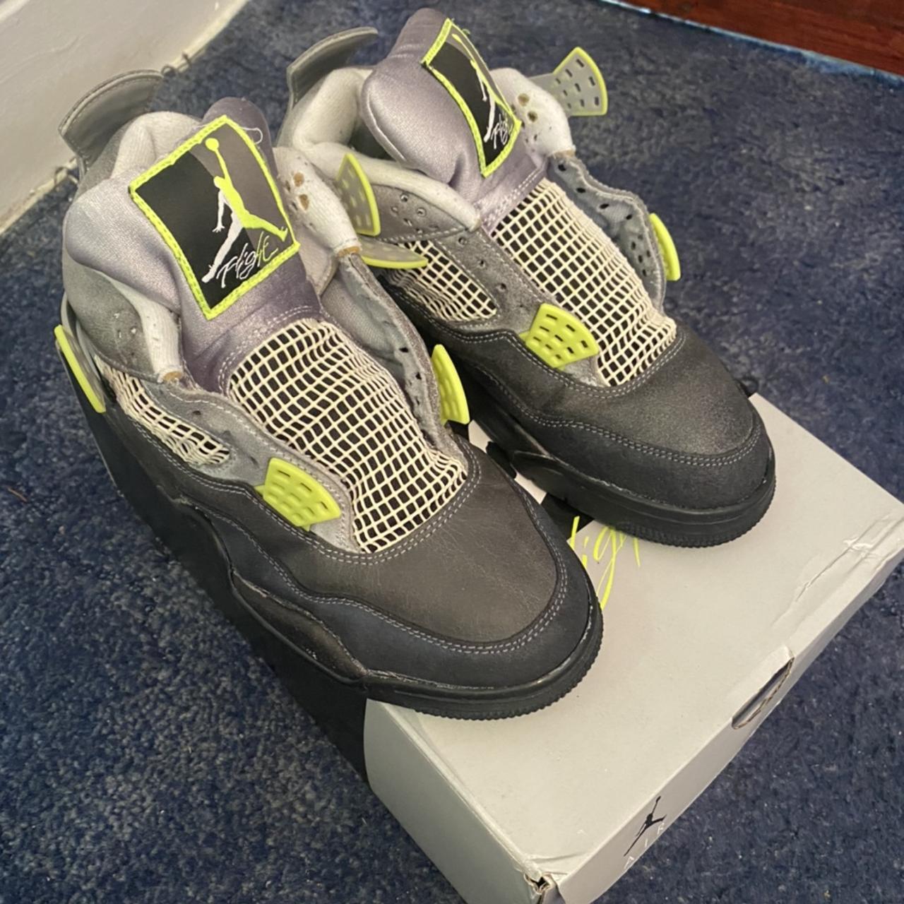 Jordan retro SE neons They are real but damaged and... - Depop