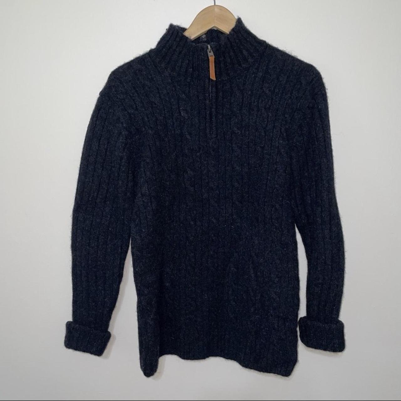 Vintage Columbia Quarter Zip Wool Sweater In great... - Depop