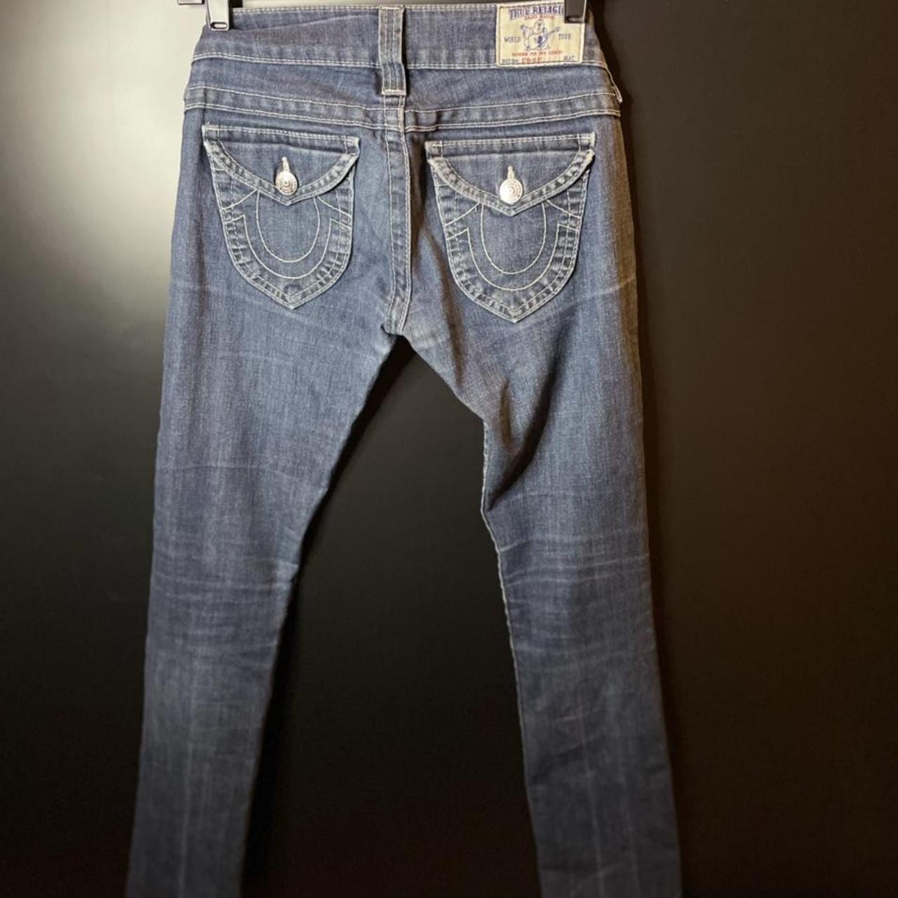 Low rise true religion jeans women size 25 Open to... - Depop