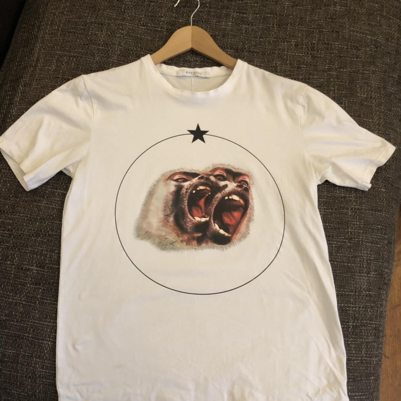 Givenchy monkey brothers t shirt clearance white