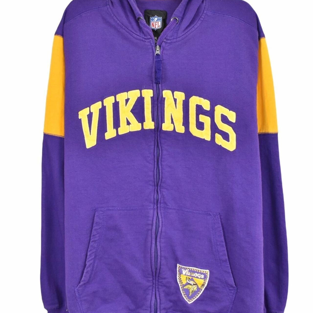 Vintage Minnesota Vikings Pullover Sweatshirt Size - Depop