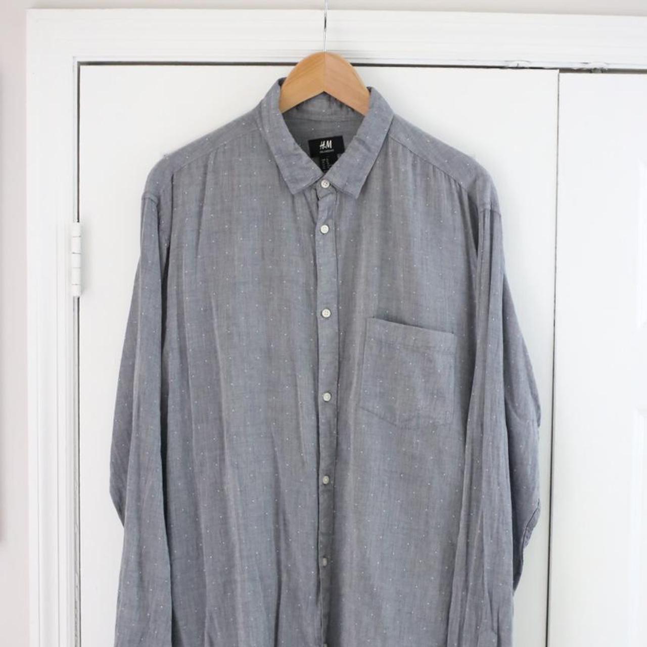 H&M Men's Grey Shirt | Depop