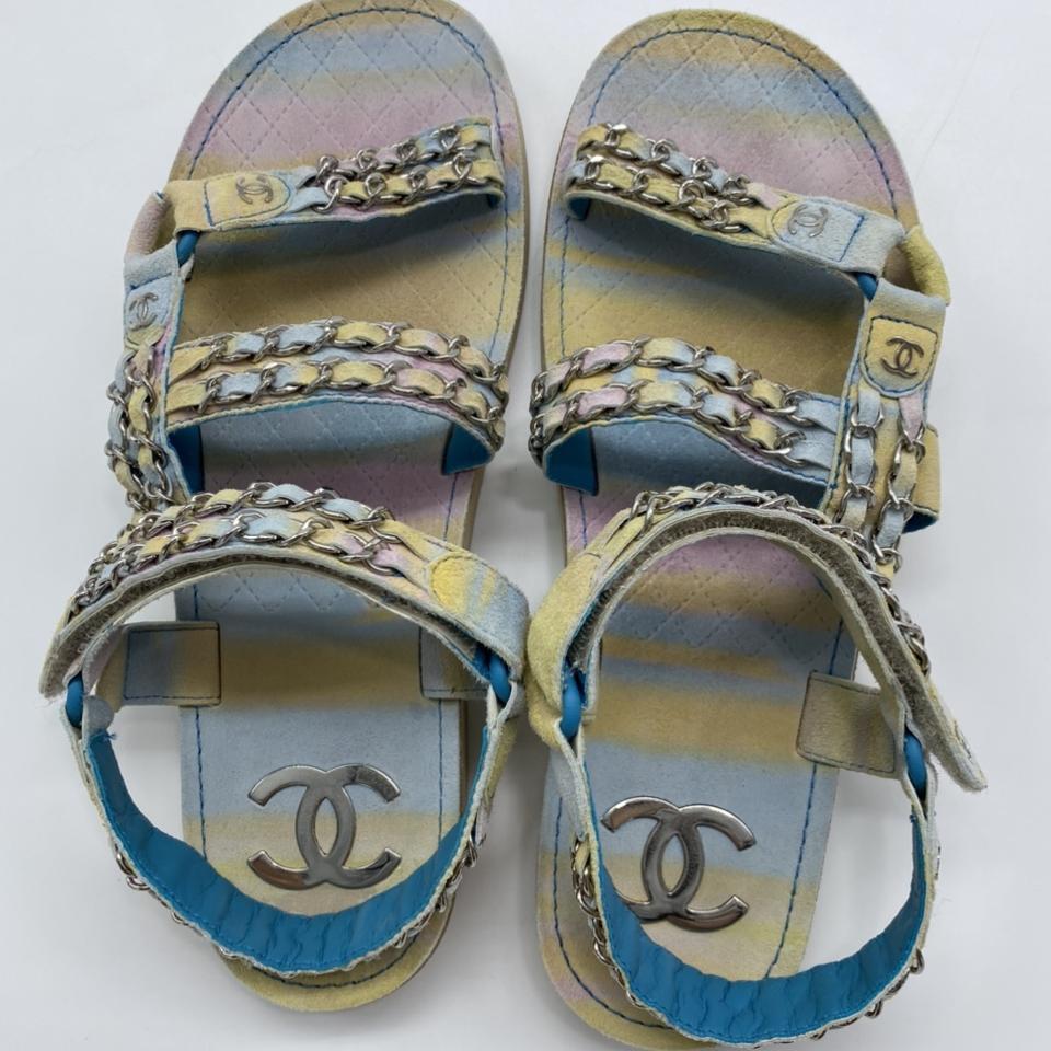 Chanel chain sandals on sale 2019