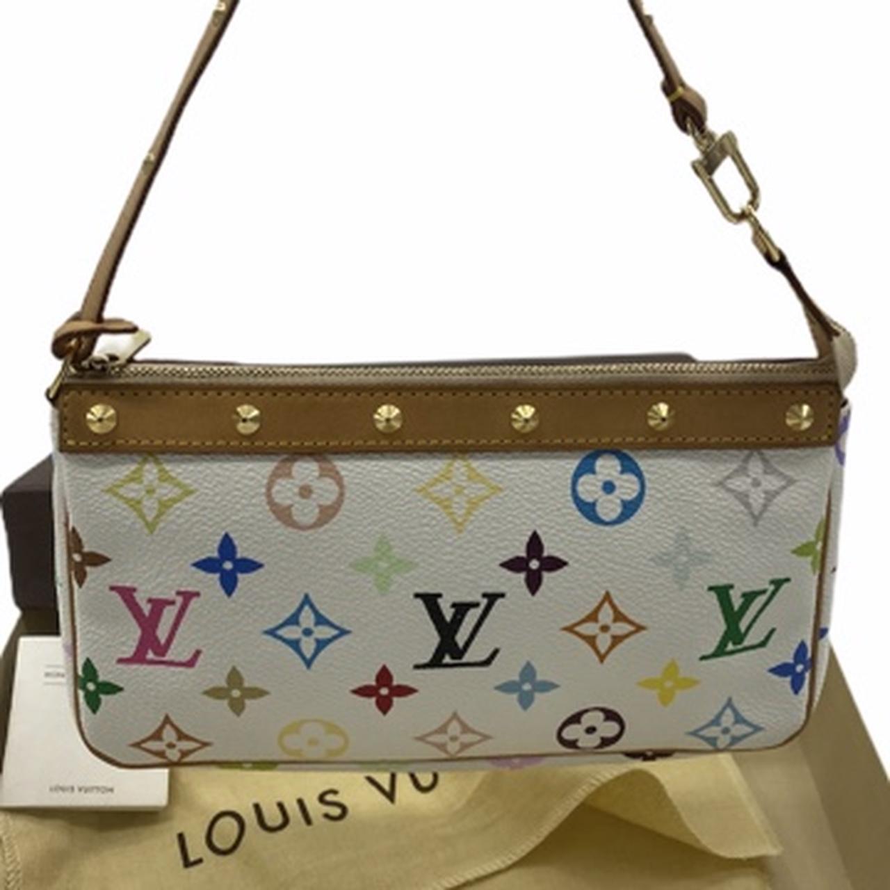 Vintage Louis Vuitton Pochette multicolor bag Tasche - Depop