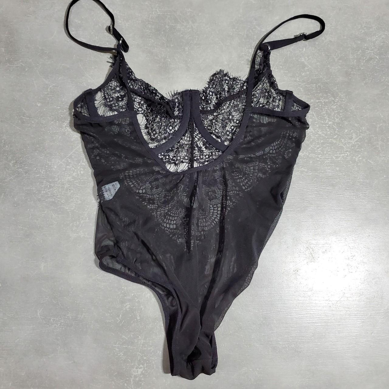 Glassons - Black Lace Body Suit on Designer Wardrobe