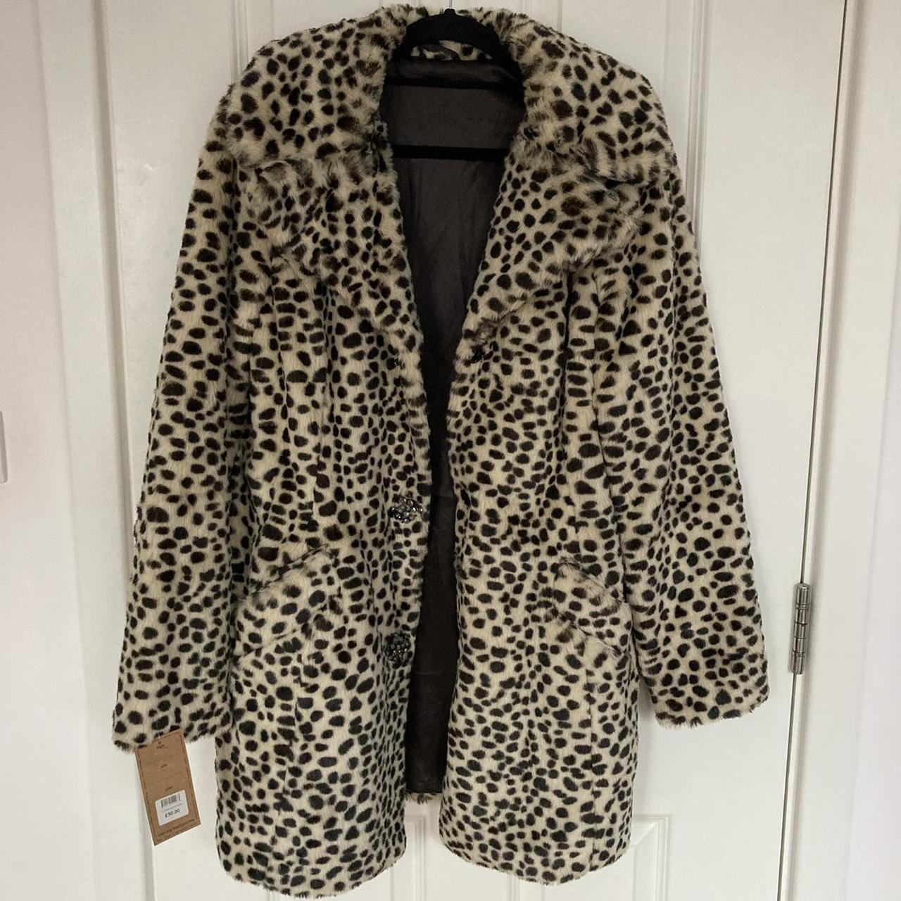 dalmation print coat