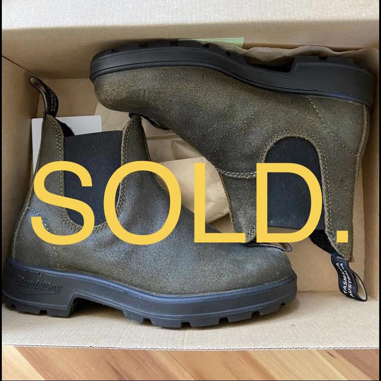 Blundstone Boots 1615 Olive Green US Size Depop