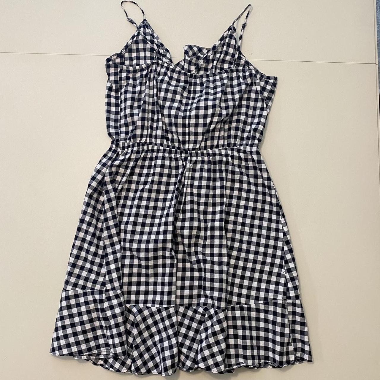 express black & white plaid dress in perfect... - Depop