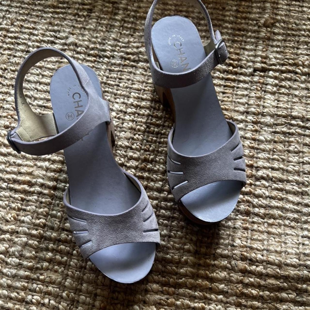 colorful chanel sandals