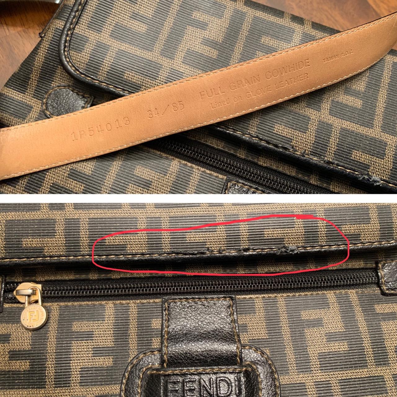 Authentic Fendi Zucca Shoulder Bag Size: Height: - Depop