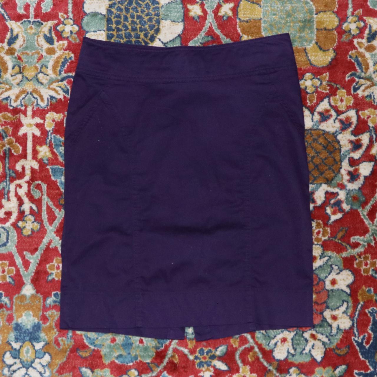 dark purple pencil skirt. from 