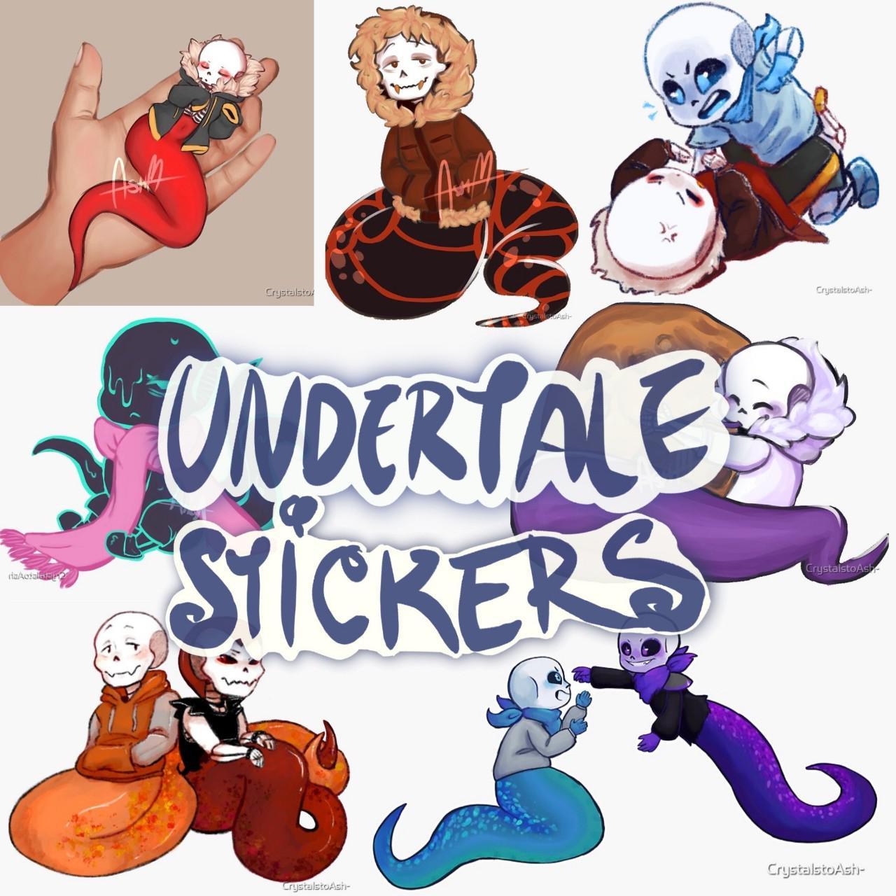 Undertale Characters - Undertale - Sticker