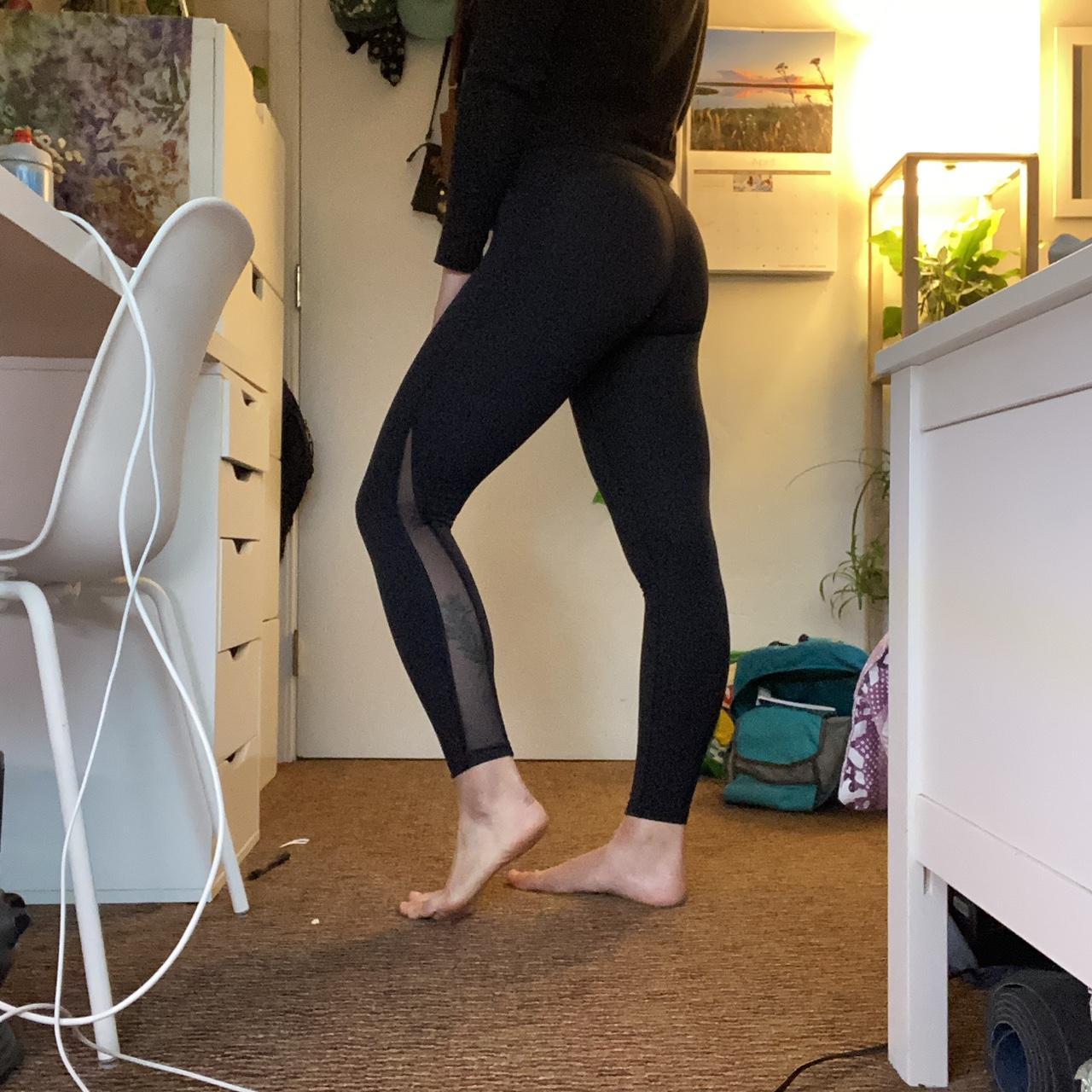 Lululemon black leggings 7/8 25” size 4. These are