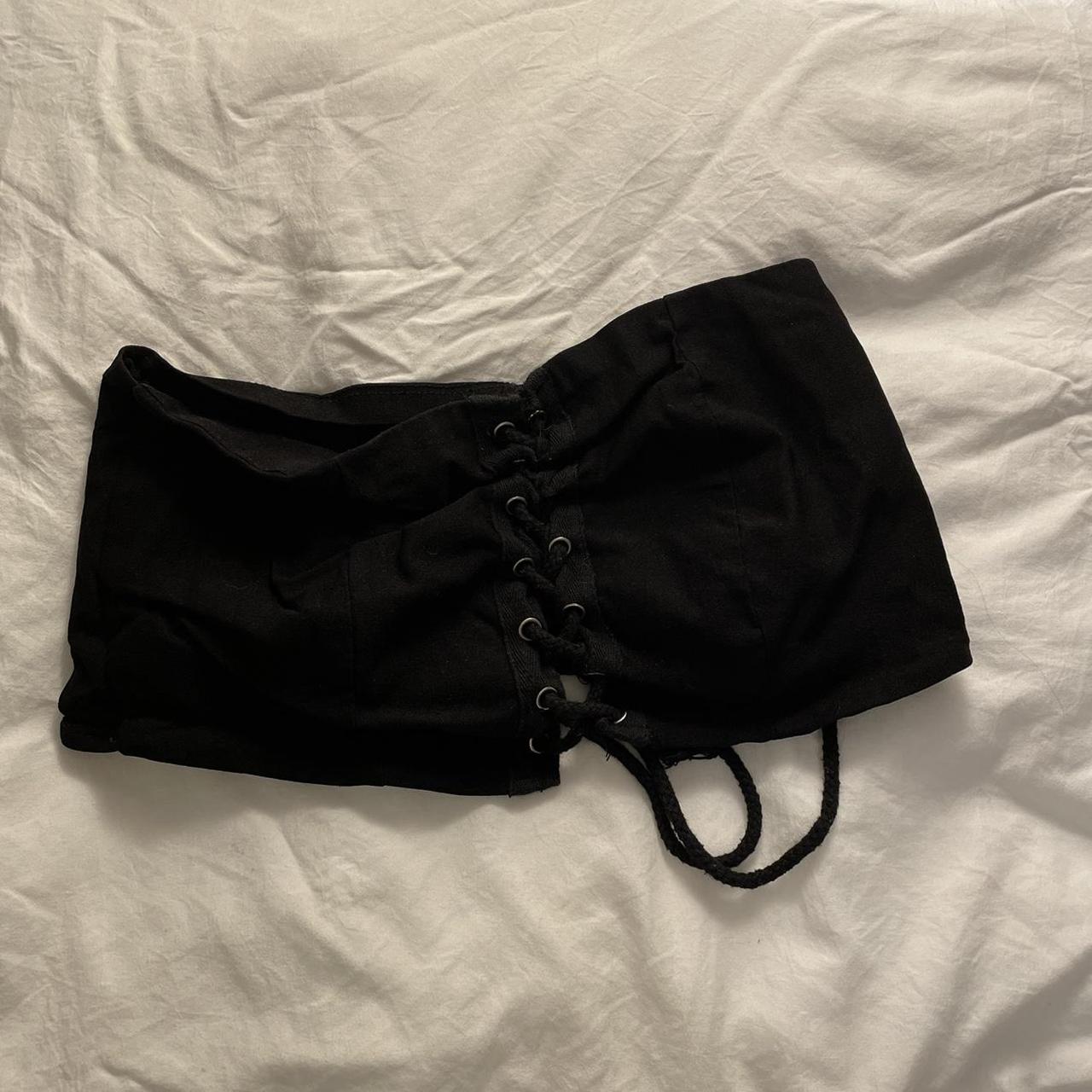 Black tube top. Adjustable with straps. Free for... - Depop