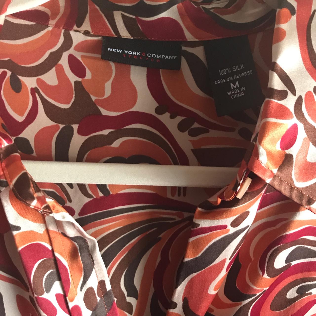Product Image 3 - Groovy Silk Blouse
warm hued 70's