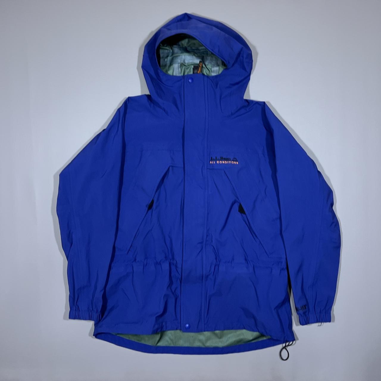 L.L.Bean Men's Purple and Blue Jacket | Depop