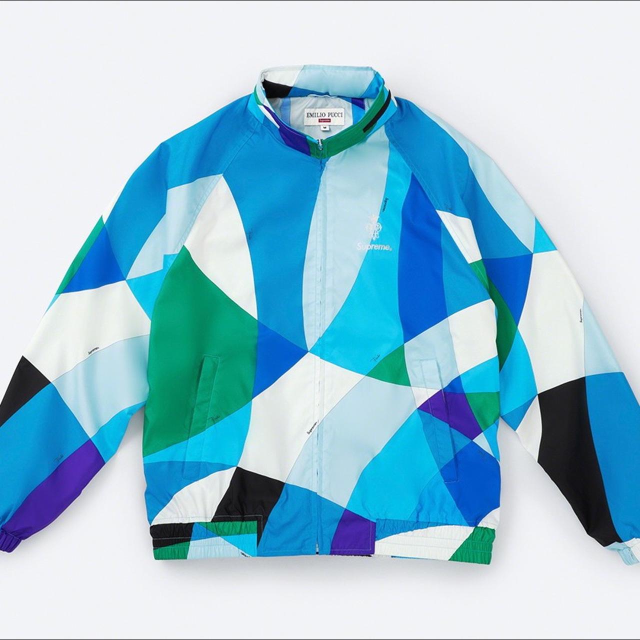 Supreme hot sale blue windbreaker