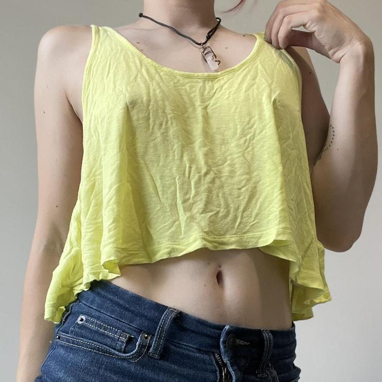 Forever 21 yellow tank top online