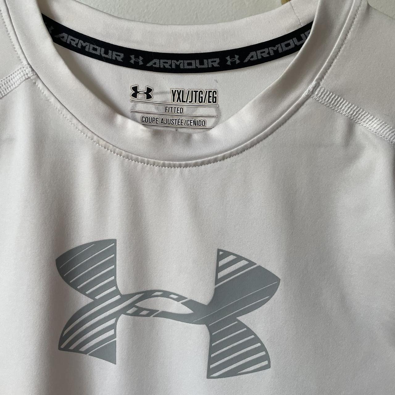 Youth extra large under armor workout shirt in... Depop