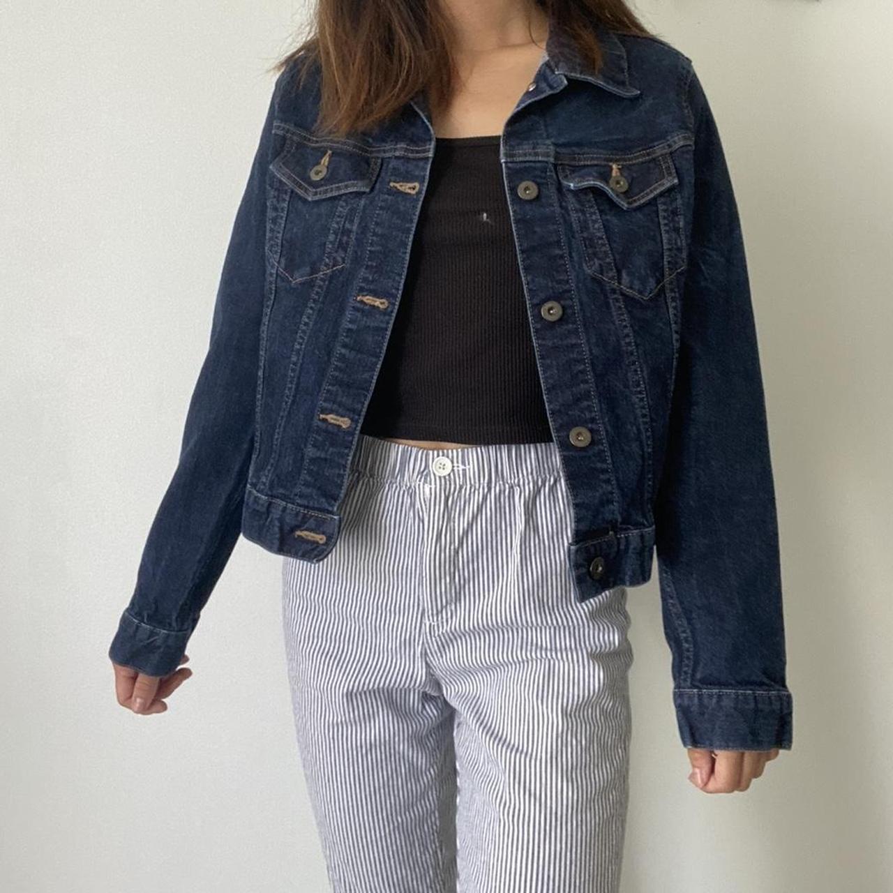 Uniqlo Denim Jacket *in perfect condition, worn 2x!... - Depop