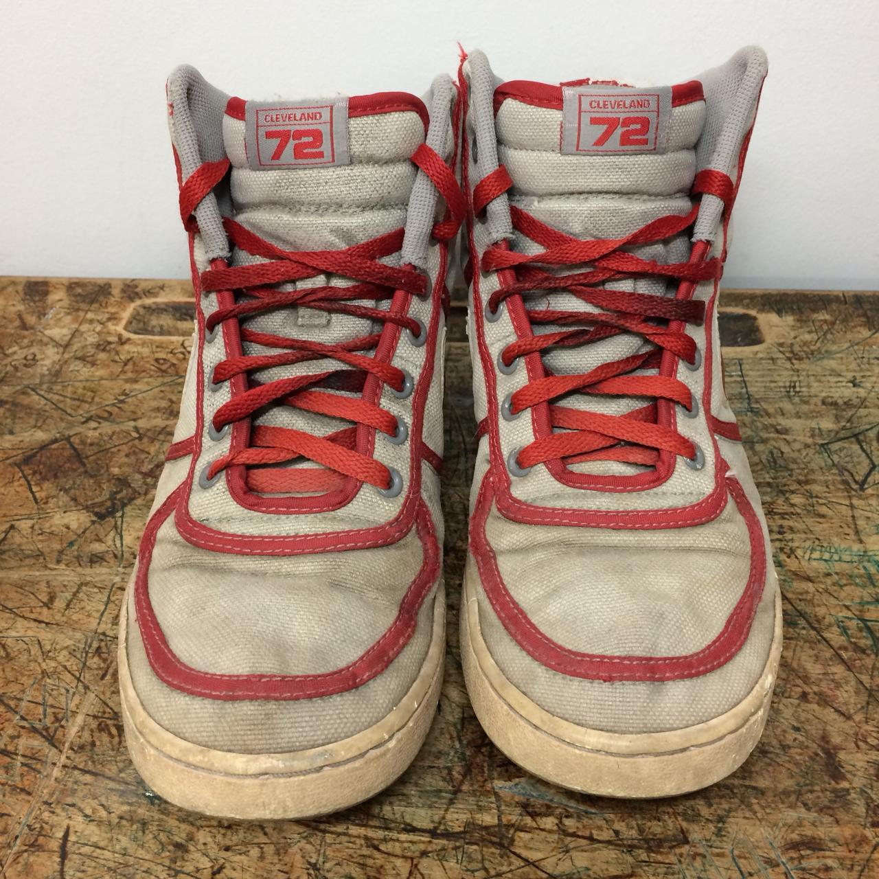 Trashed canvas Nike Vandals Hi, Cleveland 72 Depop