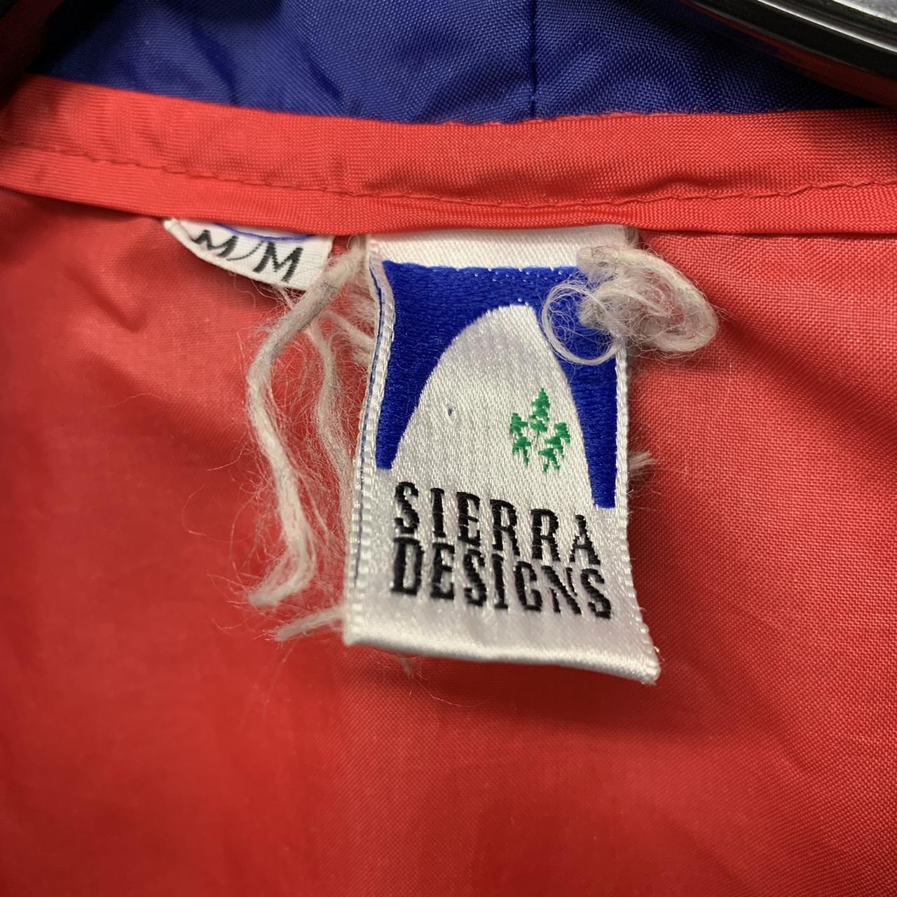 1980s vintage Sierra Designs red/ blue nylon... - Depop
