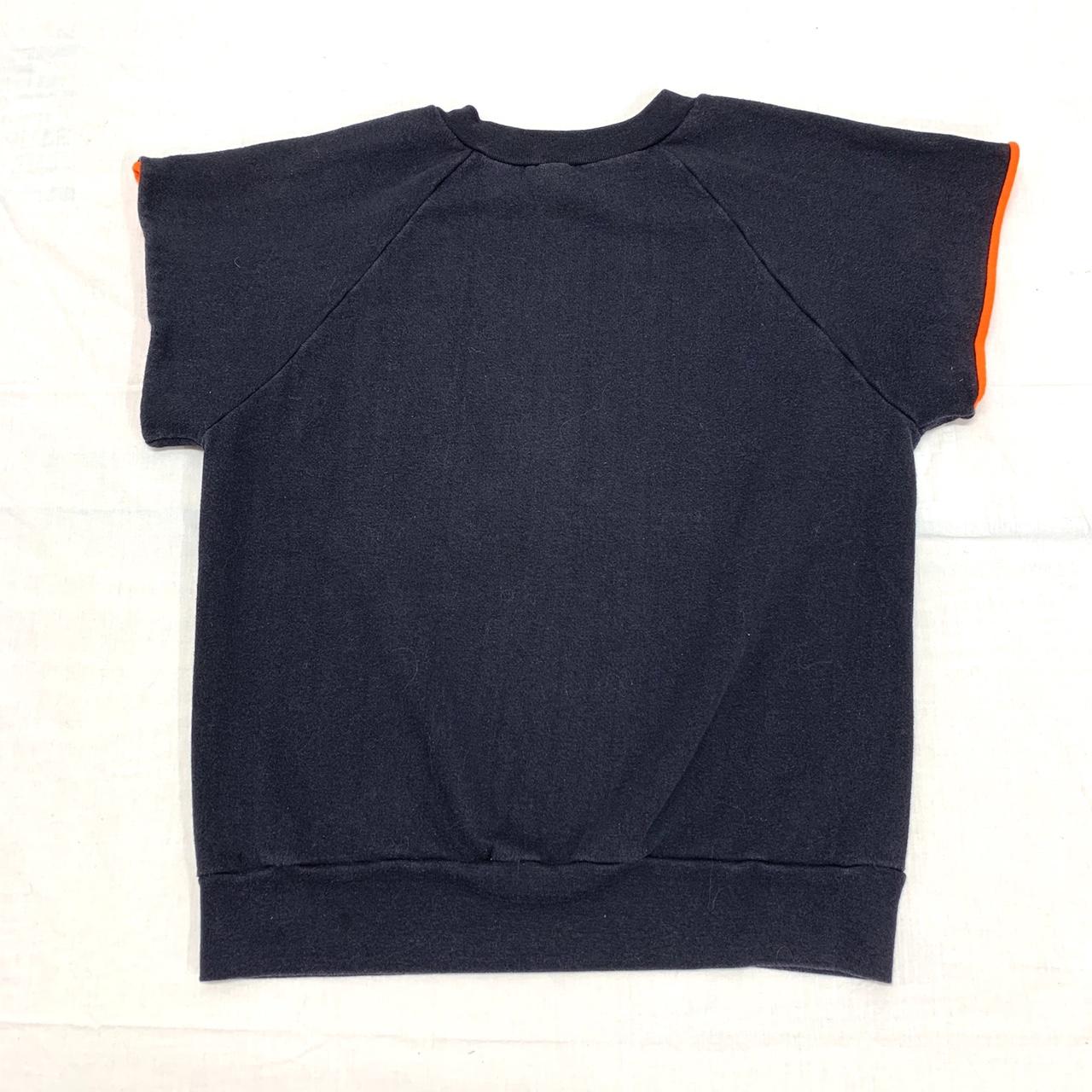 American Vintage Men's Black and Orange Sweatshirt (4)