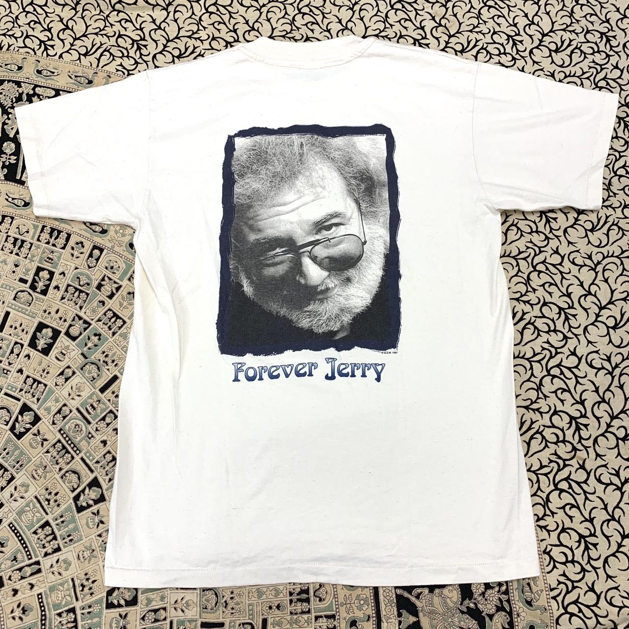 90s Jerry Garcia Memorial T Shirt - Forever Jerry - Size 2024 XL