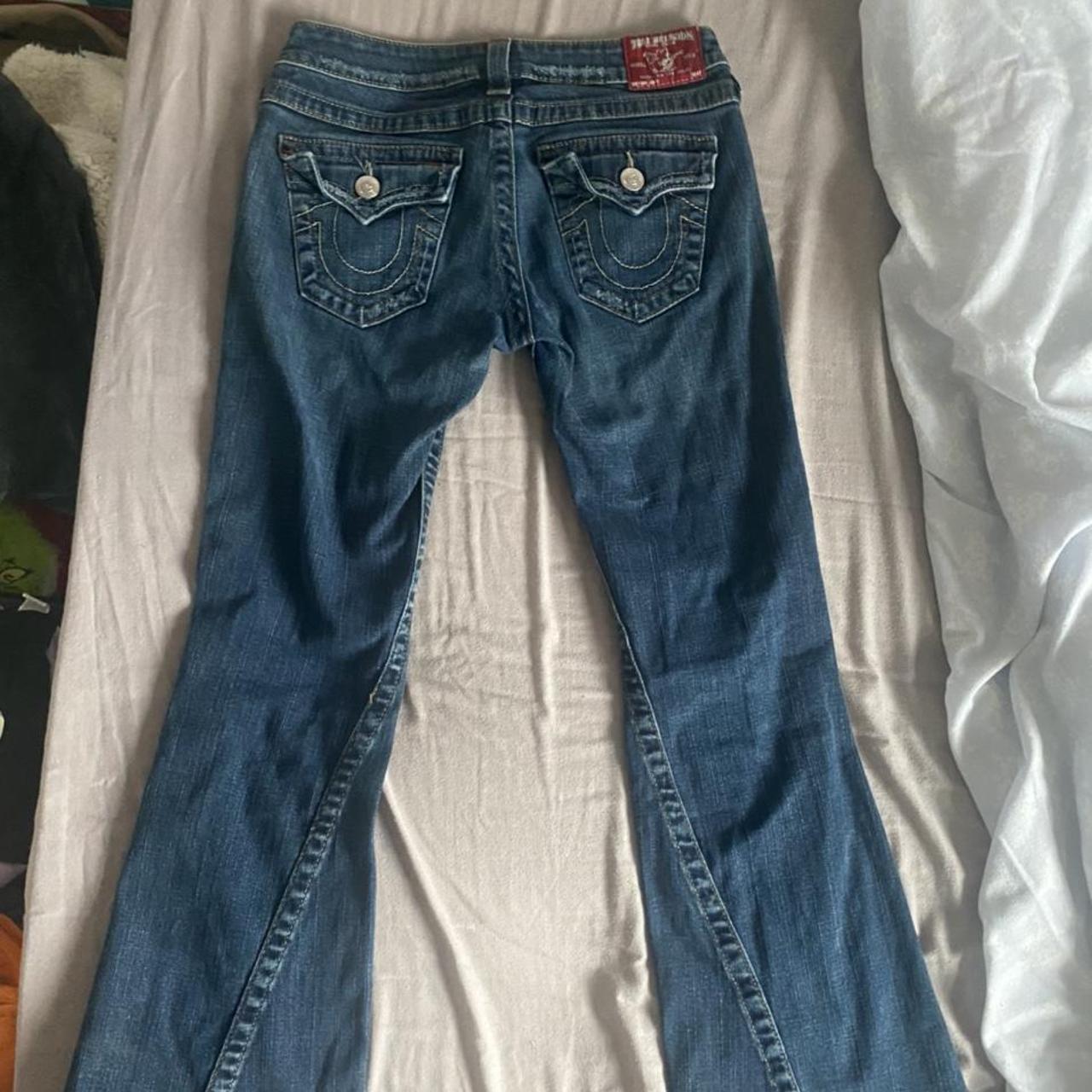 true religion low rise bootcut jeans!! size... - Depop