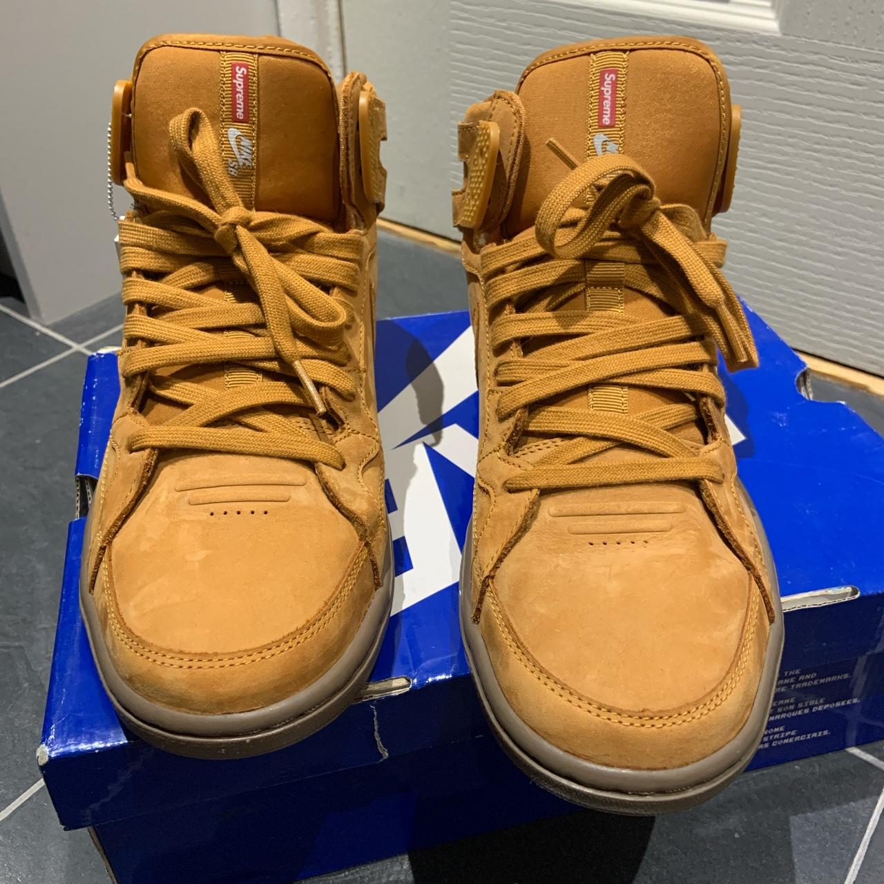 Nike Supreme Zoom Air 94 Hi Wheat Sneakers