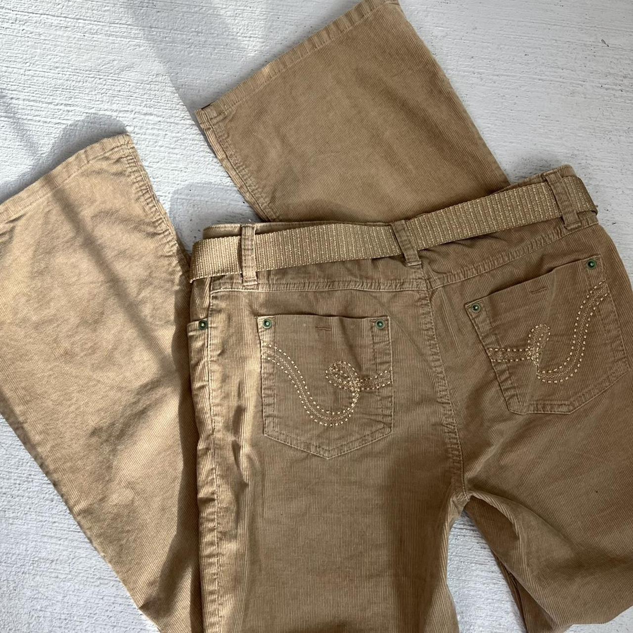 LOW-RISE CORDUROY FLARES 🐌 y2k era, come with a... - Depop