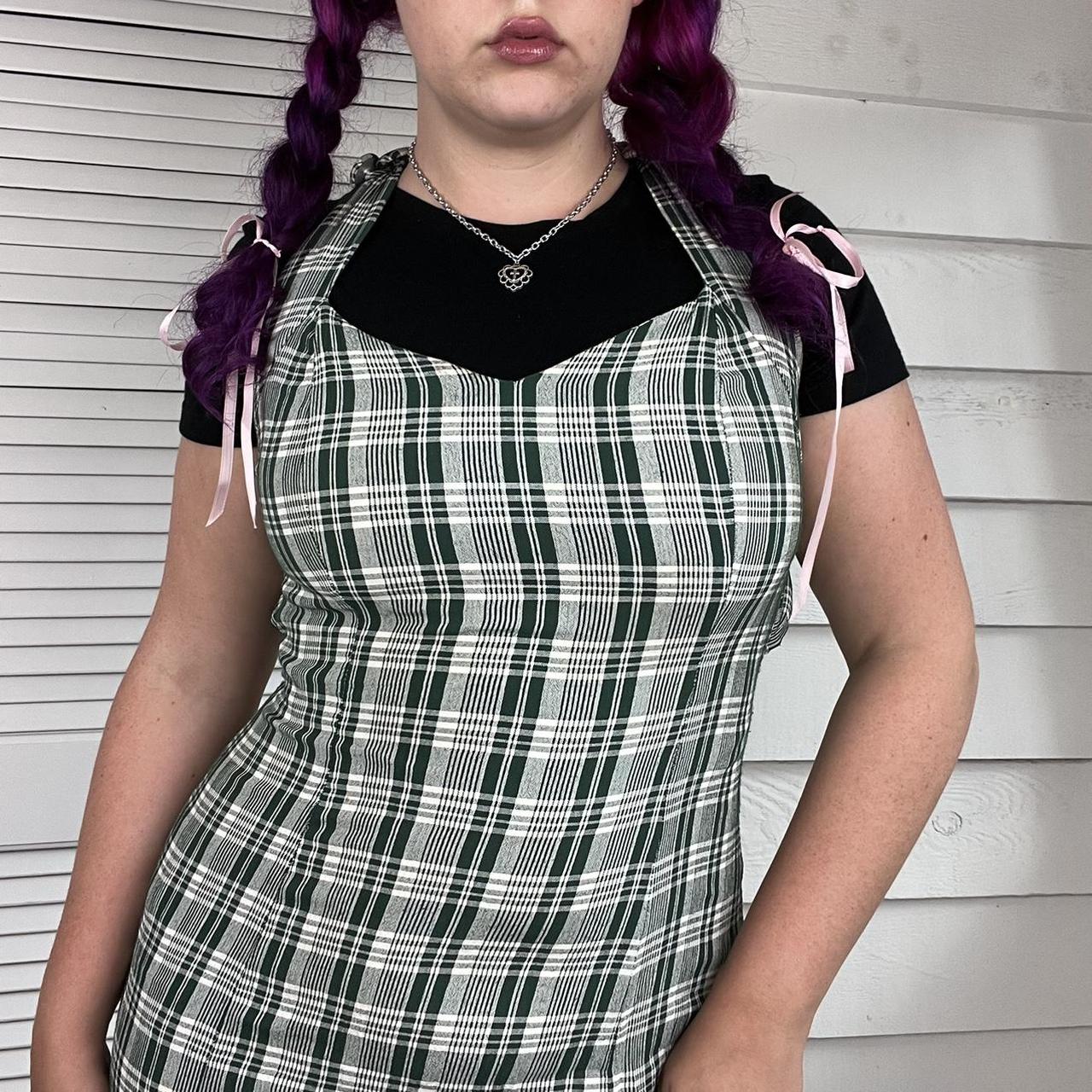 Product Image 2 - VINTAGE PLAID JUMPER DRESS 🍒
size: